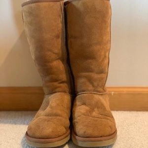 Women's Ugg Classic Tall Boots- Brown- Size 8